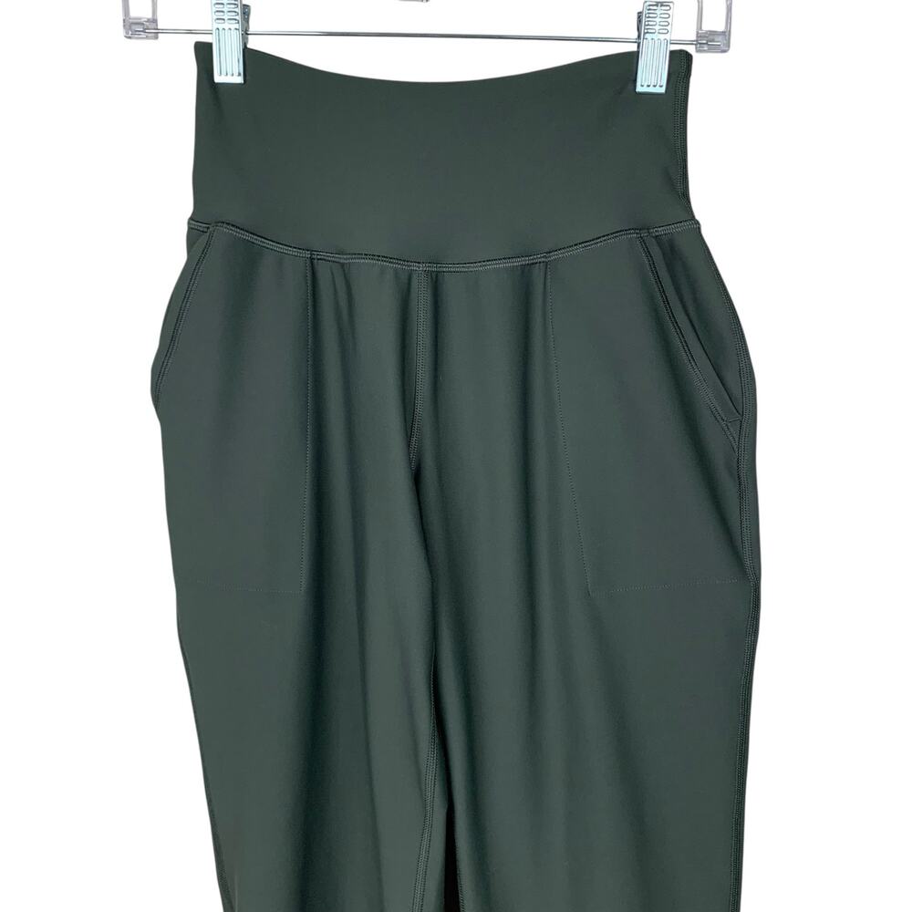 Old Navy Active Powersoft Joggers Pull On Green Gray Pockets High Rise Womens XS - Picture 2 of 6